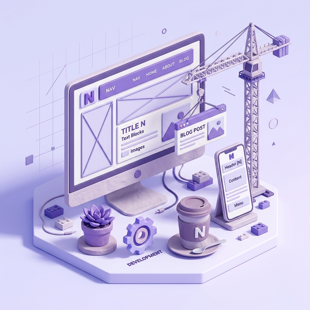 Website Under Construction Illustration